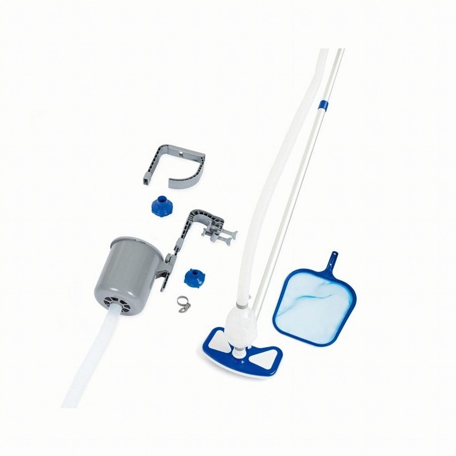 Bestway 58237 Zestaw Czyszczący Deluxe do Basenów Odkurzacz Basenowy 3w1