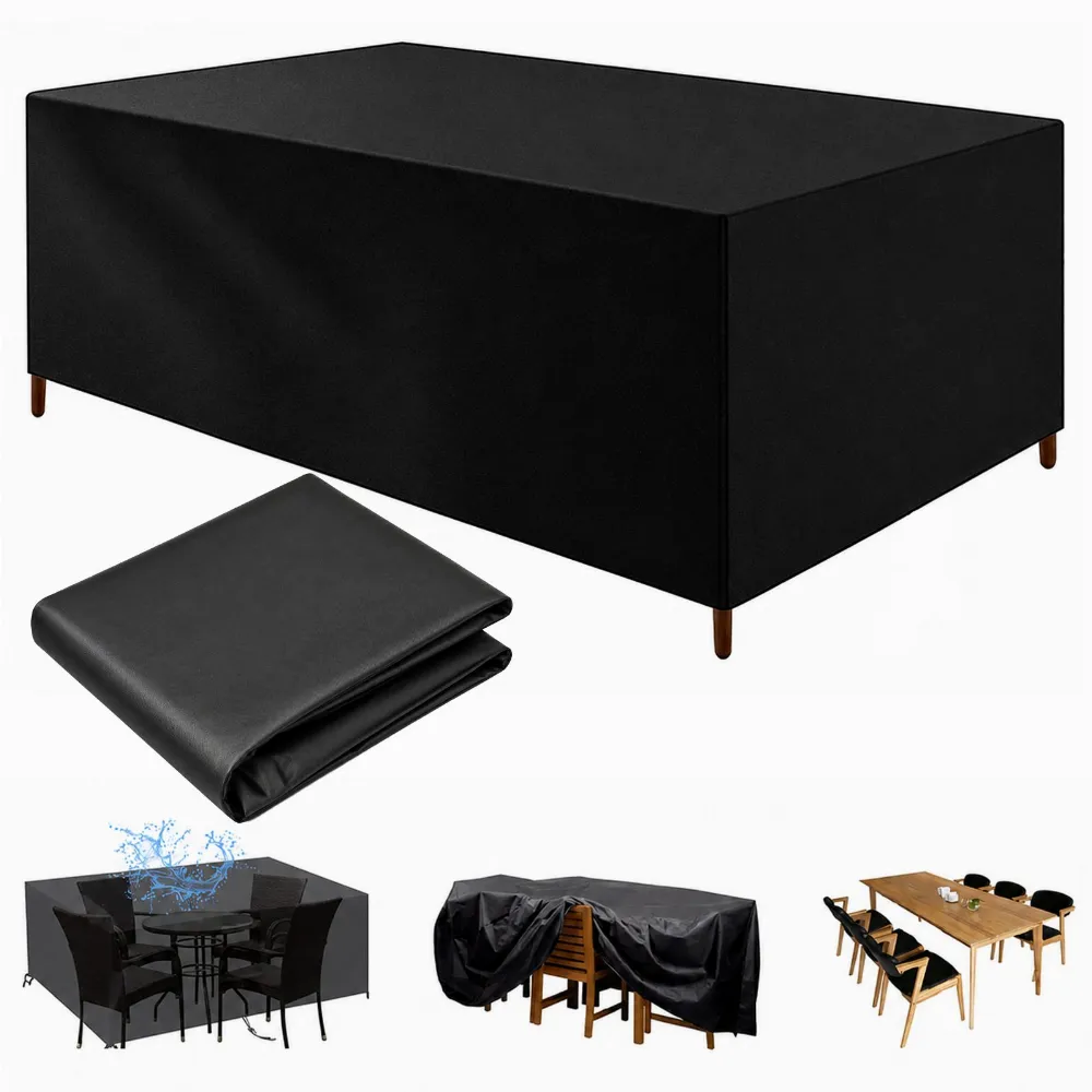 Pokrowiec Plandeka na Meble Ogrodowe Wodoodporny Stół Cateringowy 215x135x75
