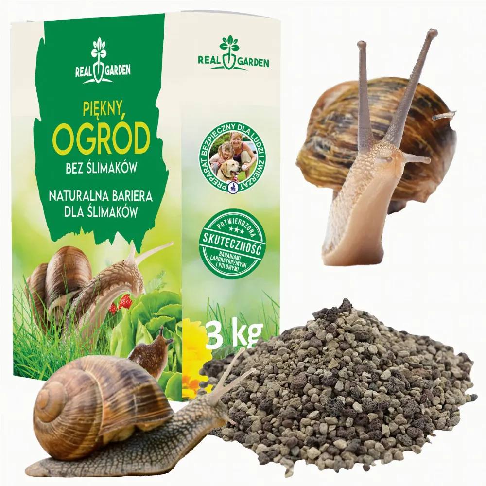 Środek Preparat Odstraszacz na Ślimaki Przeciwko Ślimakom 3 kg