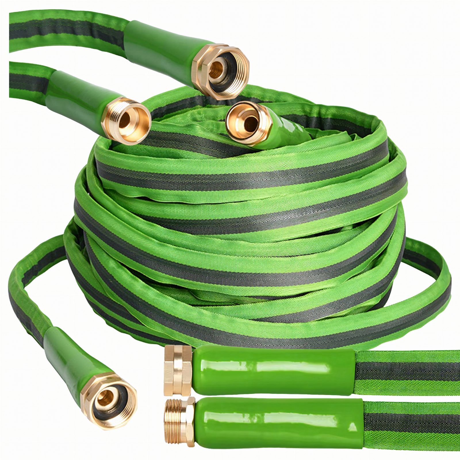 Wąż Ogrodowy 15 m Wysokociśnieniowy 1/2'' Mocny PVC Adapter Wytrzymały