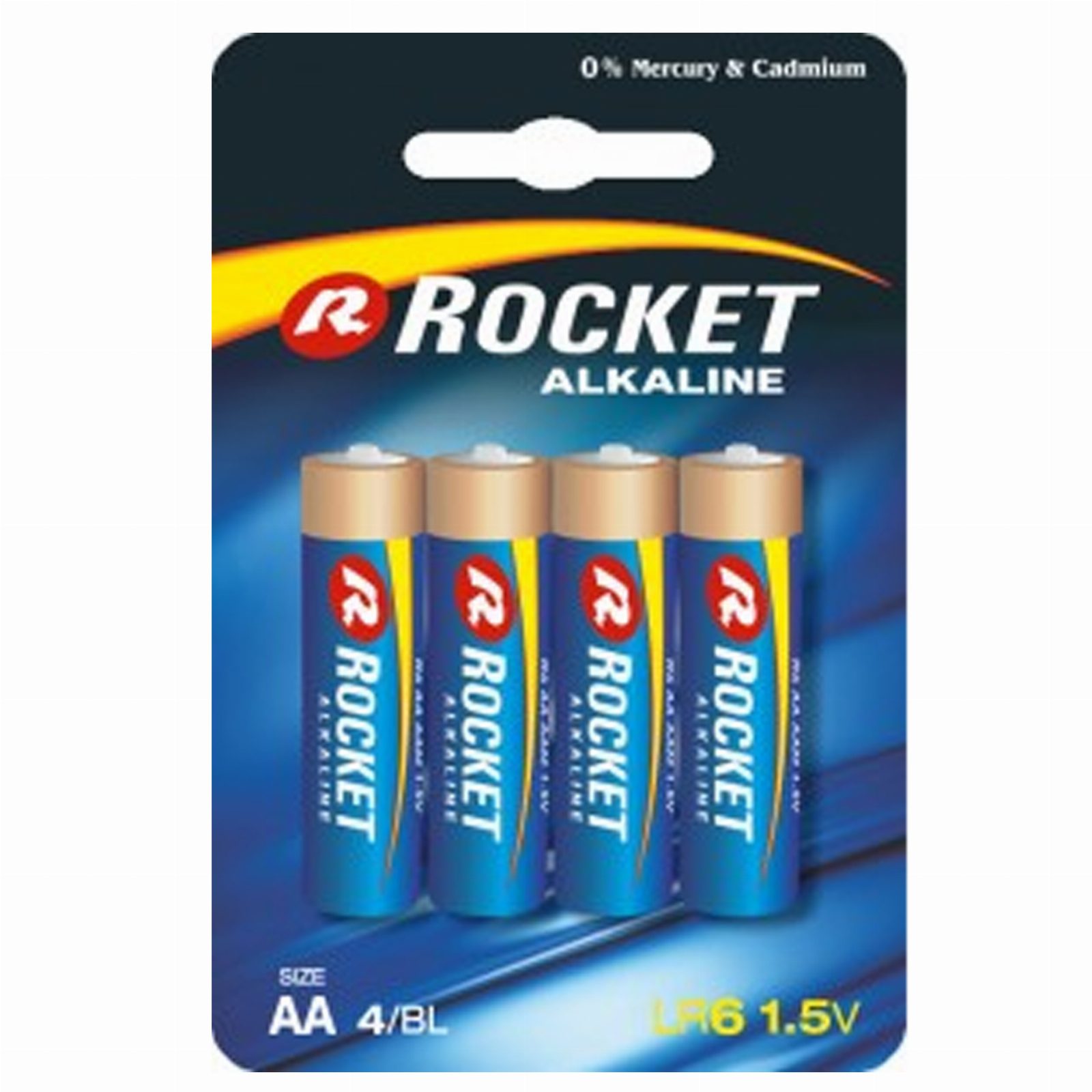 Baterie 4 Szt Alkaliczne Rocket LR06 AA 1,5V LR6 Bateria Zestaw Paluszki