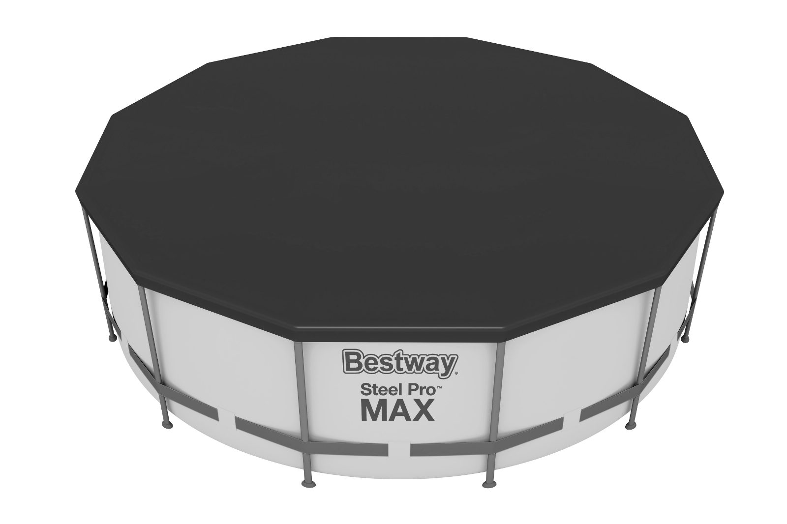 Bestway 58037 Plandeka Pokrywa Ochronna na Basen PVC Ø 366cm Czarna 