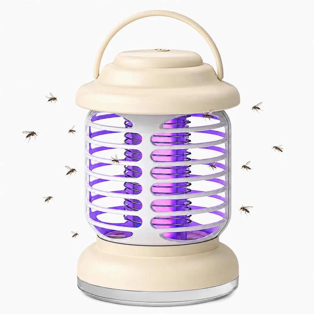 Przenośna Lampa Owadobójcza UV na Muchy Komary Ćmy Owady do Ogrodu na Taras