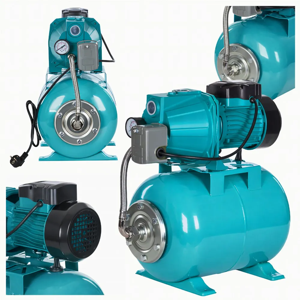 Hydrofor do Wody Pompa Hydroforowa Zbiornik 24L 750W Zestaw Wydajny Mocna