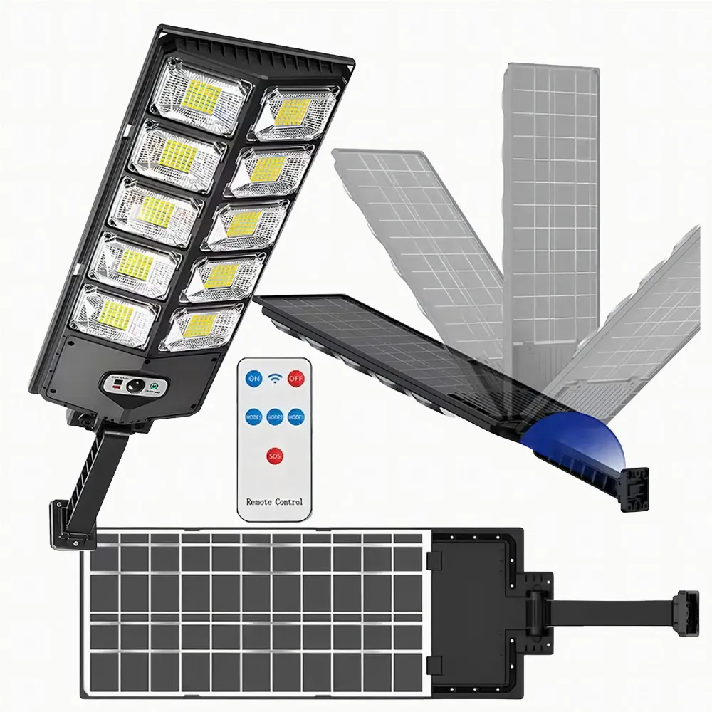 Lampa Solarna Led Czujnik Ruchu Zmierzchu Zewnętrzna Do Ogrodu + Pilot