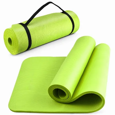 MATA GIMNASTYCZNA DO ĆWICZEŃ JOGI PILATESU FITNESS KARIMATA GRUBA NBR DUŻA 