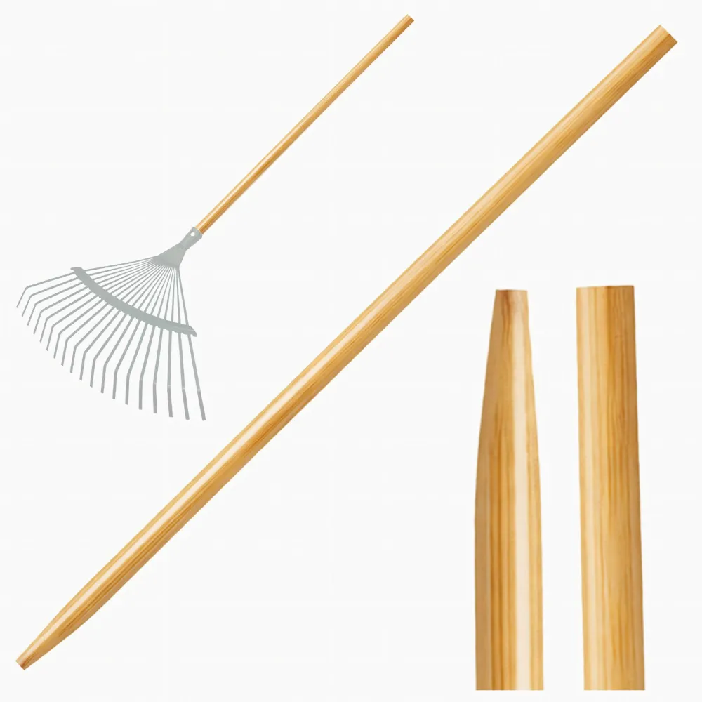 Trzonek Drewniany 120cm Kij do Szczotki Grabi Miotły Lakierowany Bez Gwintu