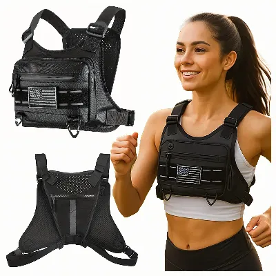 Taktyczna Sportowa Torba na Klatkę Piersiową do Biegania Antykradzieżowa