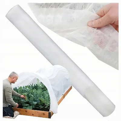 Agrowłóknina Agrotkanina Zimowa Okryciowa 50g 1,6m x 100m Biała Otulina Gruba