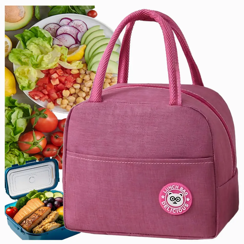 Torba Termiczna Izolacyjna Lunch Box Śniadaniówka na Jedzenie Piknik Plażę