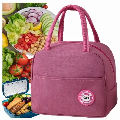 Torba Termiczna Izolacyjna Lunch Box Śniadaniówka na Jedzenie Piknik Plażę