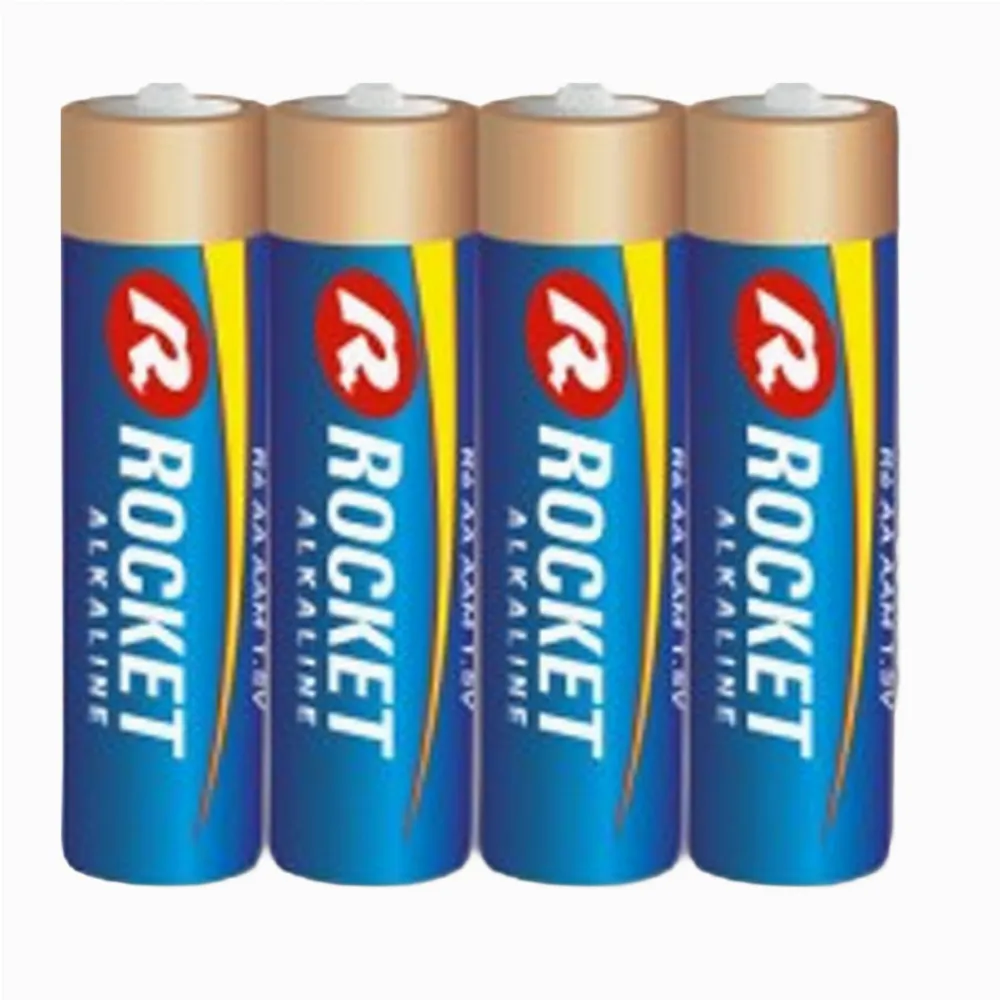 Baterie 4 Szt Alkaliczne Rocket LR06 AA 1,5V LR6 Bateria Zestaw Paluszki