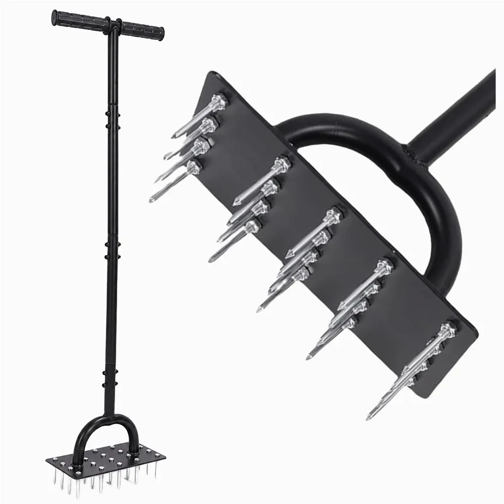 Aerator Areator Wertykulator Ręczny z 20 Kolcami do Trawnika Napowietrzania