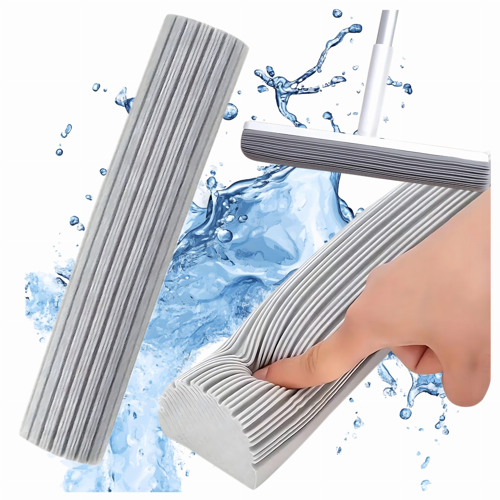 Uniwersalny Wkład Zapas Gąbka do Mopa Gąbkowego Ultra Chłonny 33 cm