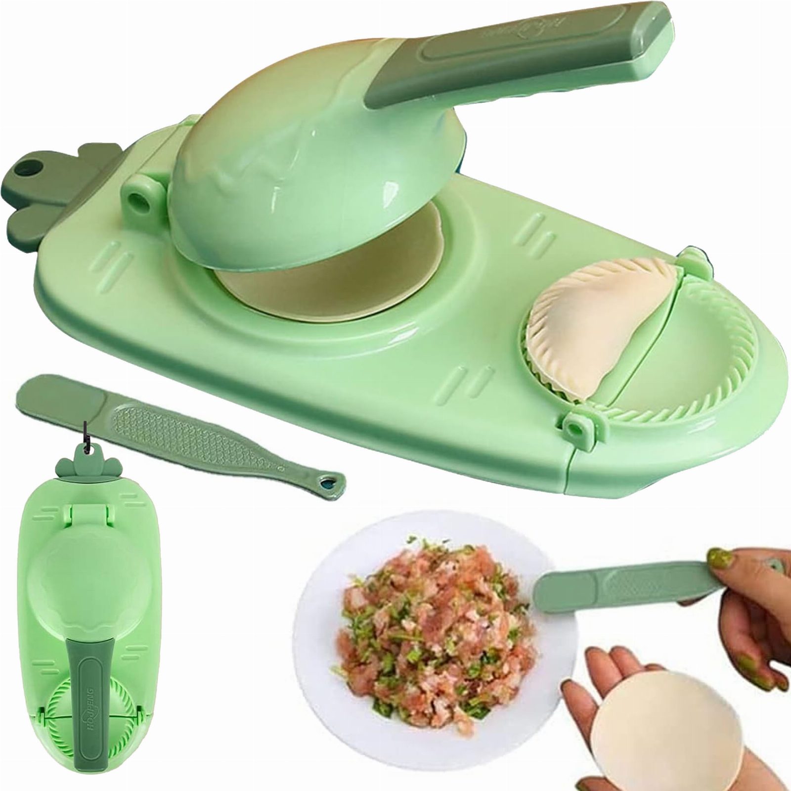 PIEROGARKA 2w1 MASZYNKA FORMA DO LEPIENIA PIEROGÓW KÓŁKA PIEROŻNICA