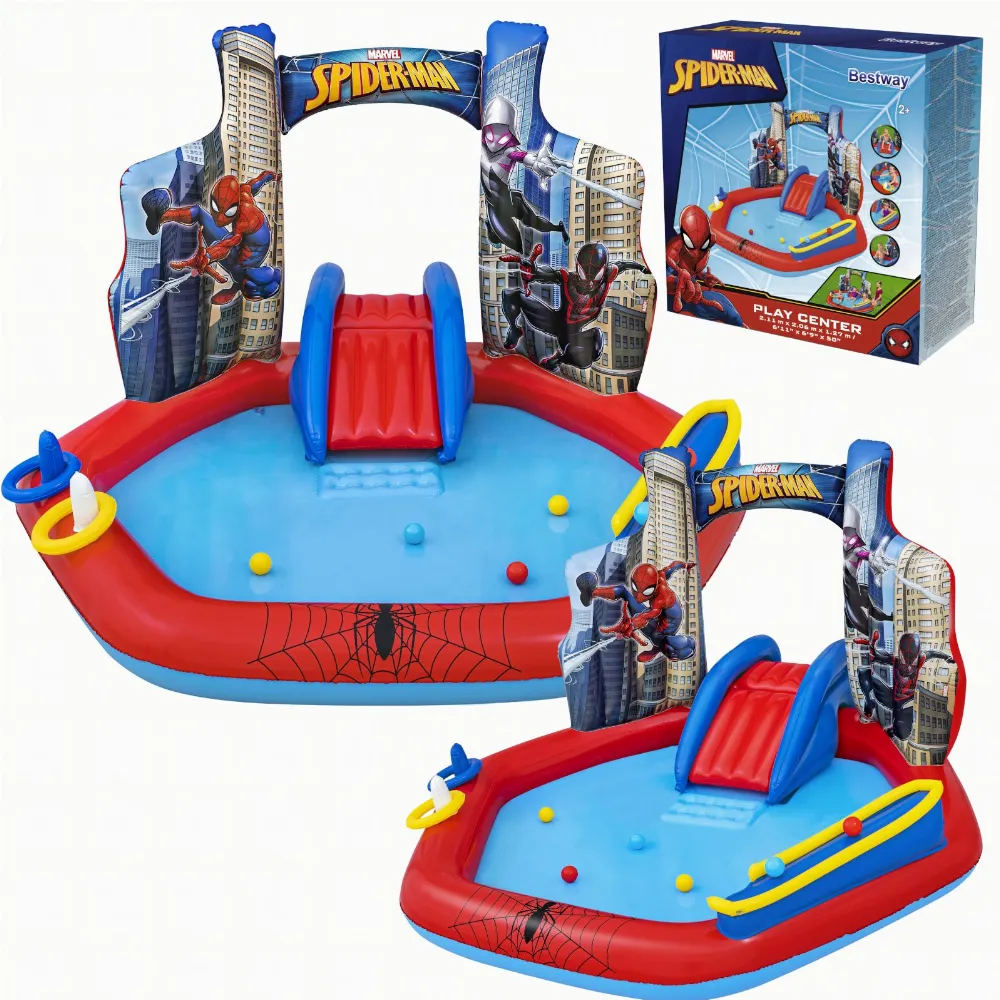 Bestway 98793 Plac Zabaw Dmuchany Spider-Man 211 x 206 x 127 cm 