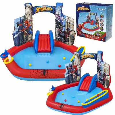 Bestway 98793 Plac Zabaw Dmuchany Spider-Man 211 x 206 x 127 cm 