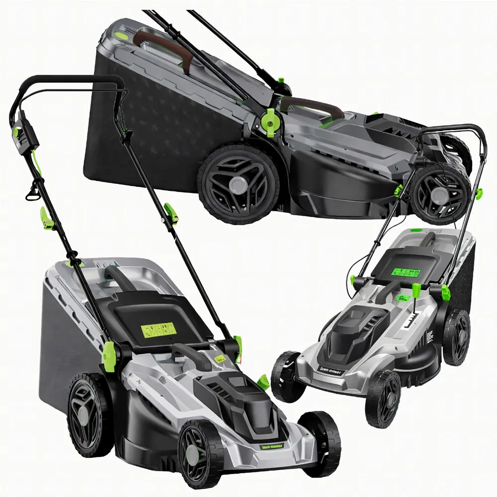 Kosiarka Elektryczna Lekka Mocna do Koszenia Trawy Duży Kosz 50L 2400W 43cm