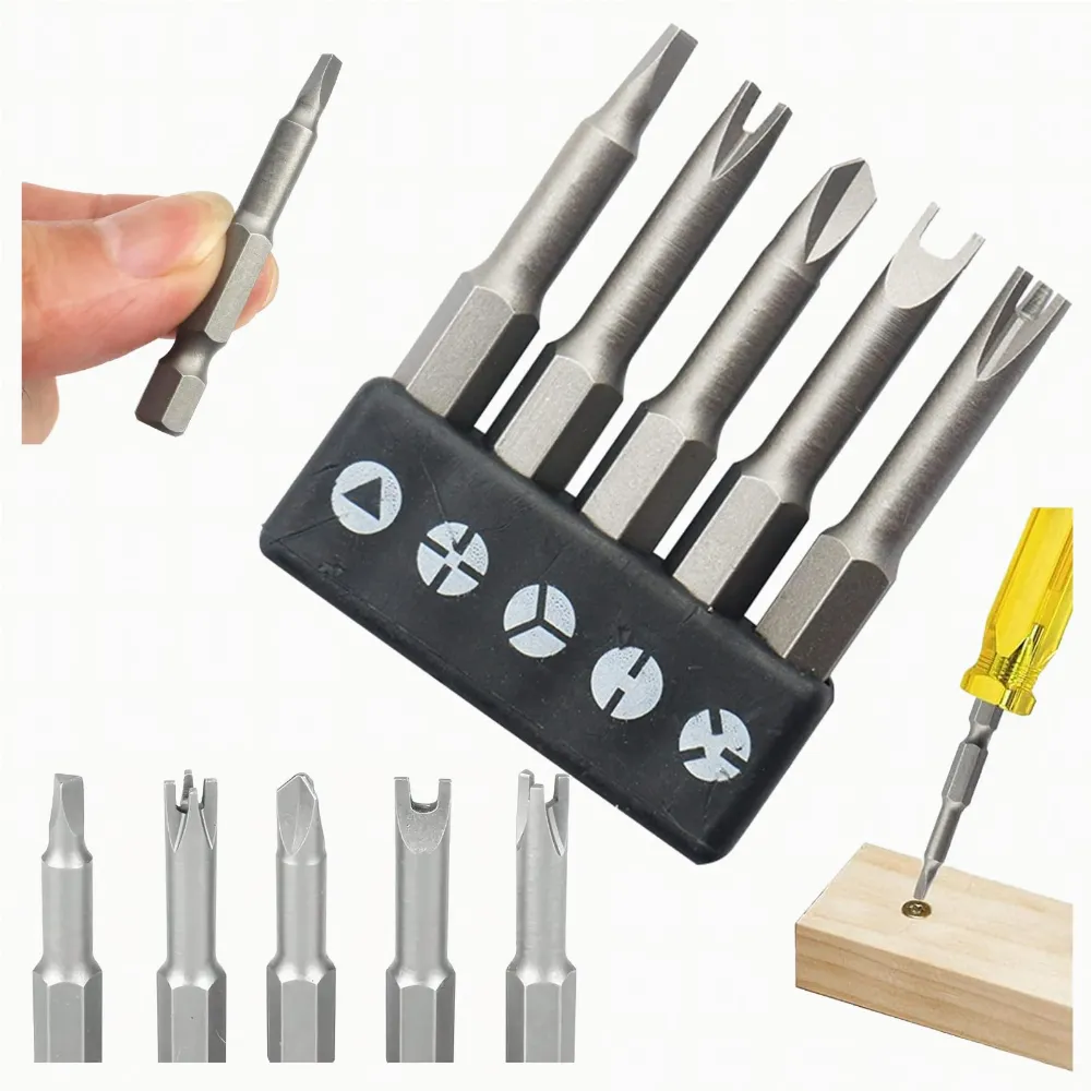 Zestaw 5 szt Bitów Wkrętaków Specjalistycznych  Precyzyjnych Trójkątnych 