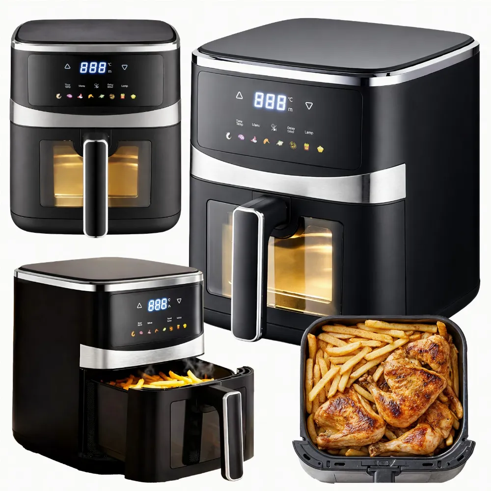 Frytkownica Beztłuszczowa Air Fryer 5L Frytownica 1500W 8 Programów Mocna