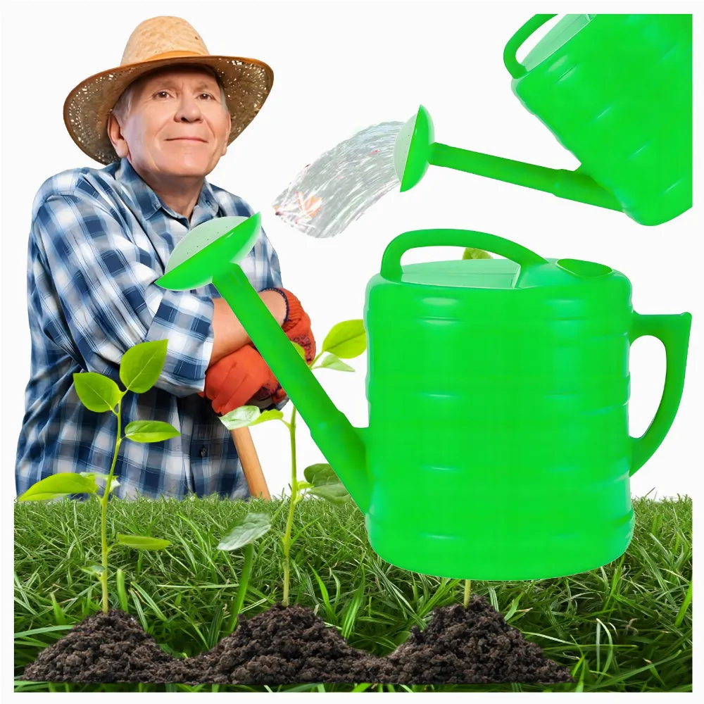Konewka Ogrodowa 7L Owalna Plastikowa do Podlewania z Sitkiem Podlewaczka