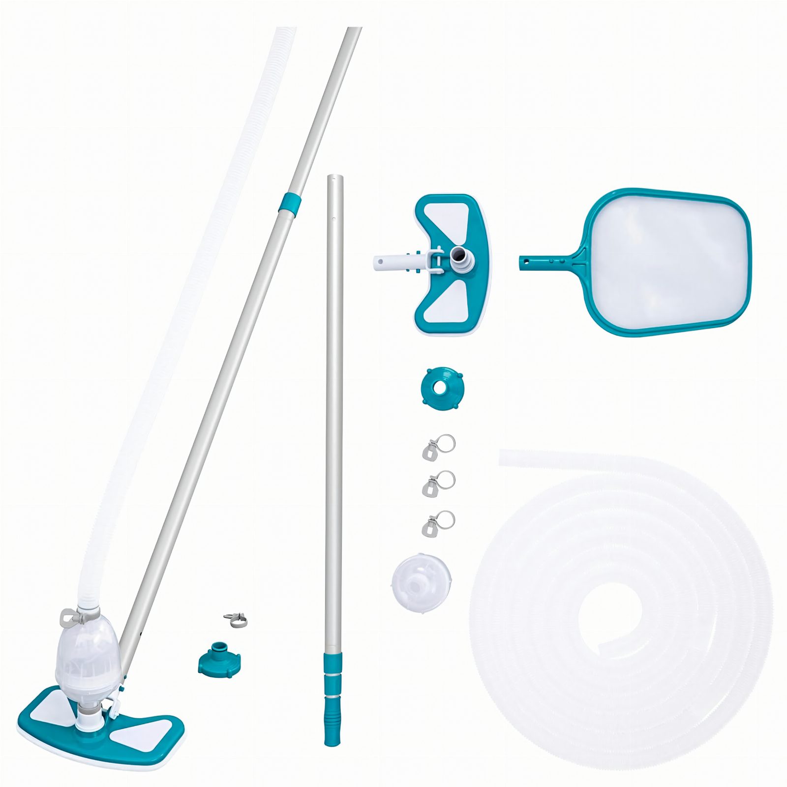 Bestway 58234 Aquaclean Zestaw Czyszczący do Czyszczenia Basenów 
