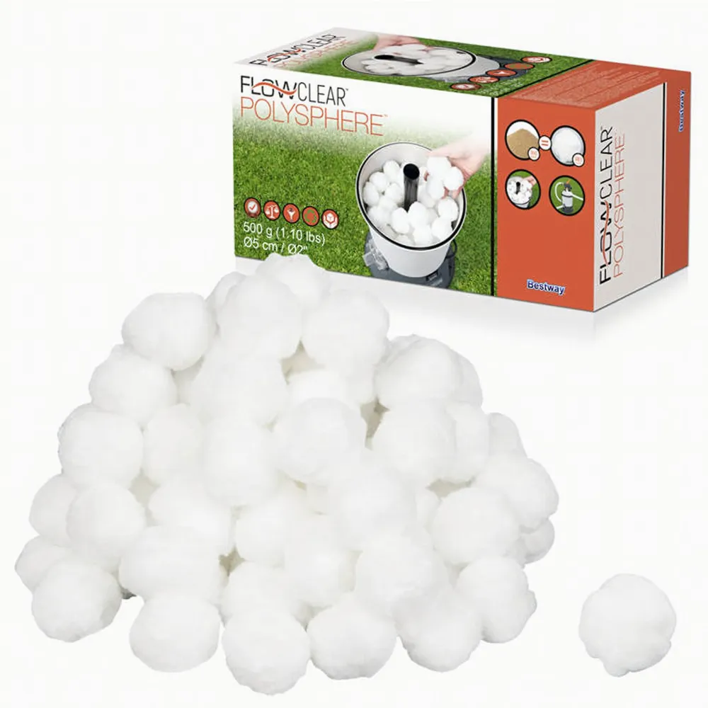 Bestway 58475 Kulki Filtracyjne Filtrujące do Pomp Piaskowych 500g 