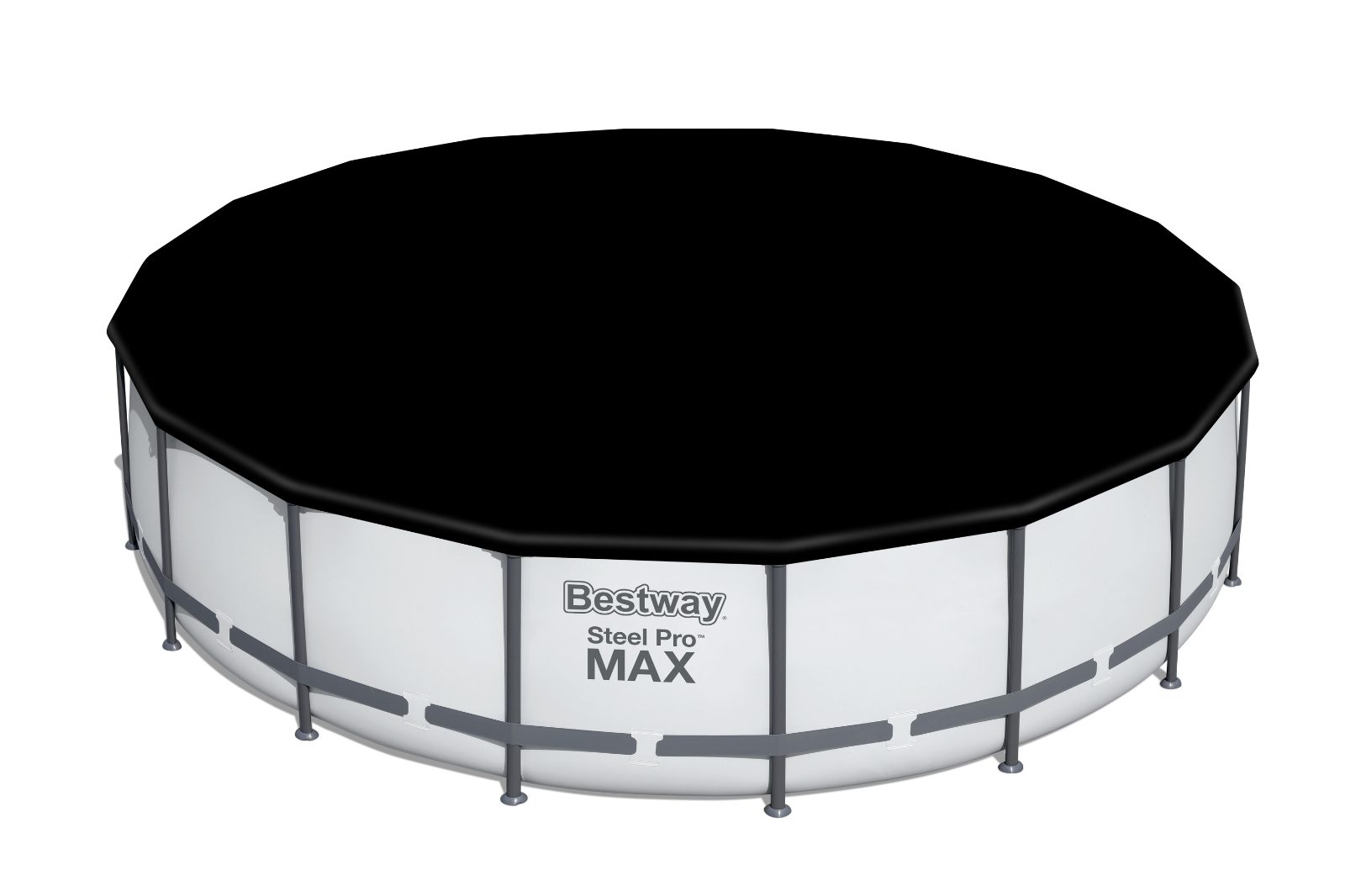Bestway 58039 Plandeka Pokrywa Ochronna na Basen PVC Ø 549 cm Czarna 