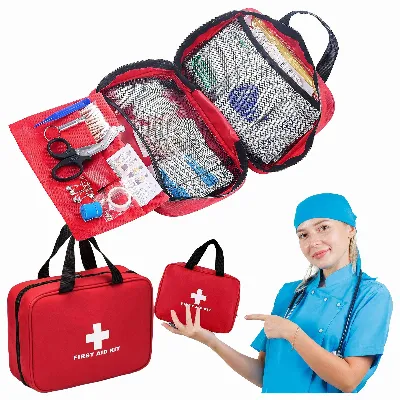 Apteczka Pierwszej Pomocy Turystyczna Podróżna Samochodowa First Aid Kit 