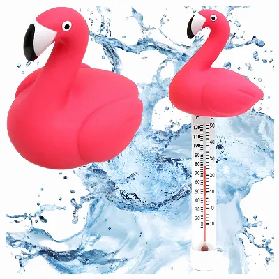 Pływający Termometr Basenowy do Basenu Spa Wody Temperatury Flaming Sznurek