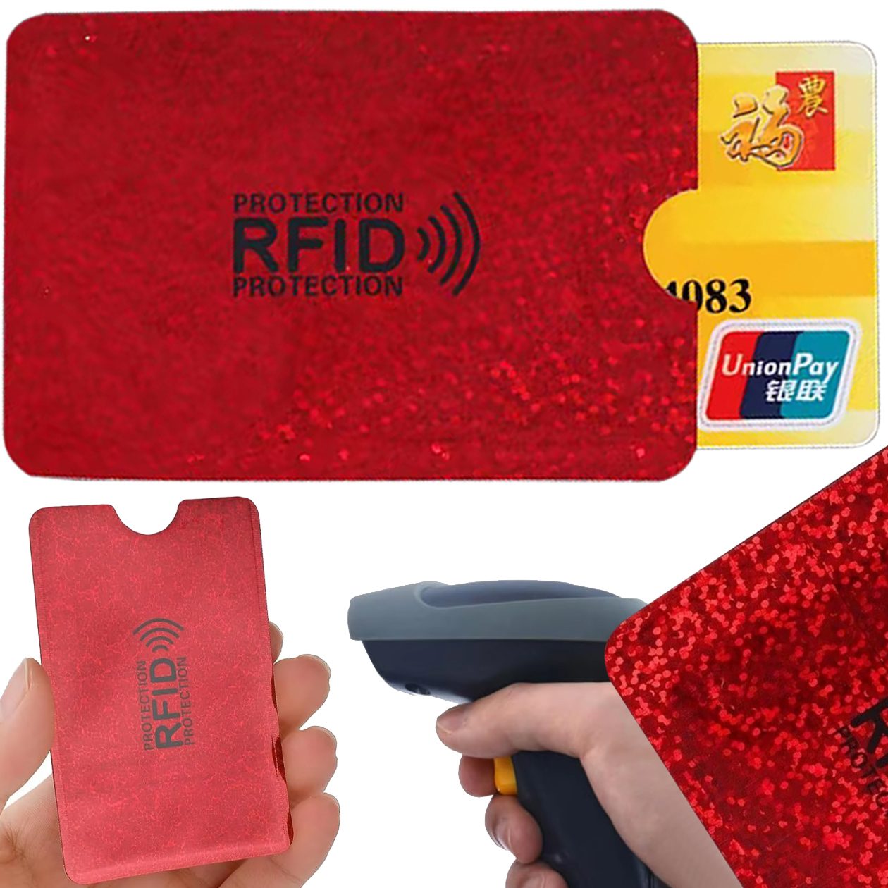 ETUI OCHRONNE ANTYKRADZIEŻOWE RFID NA KARTY PŁATNICZE ZBLIŻENIOWE DOWÓD 