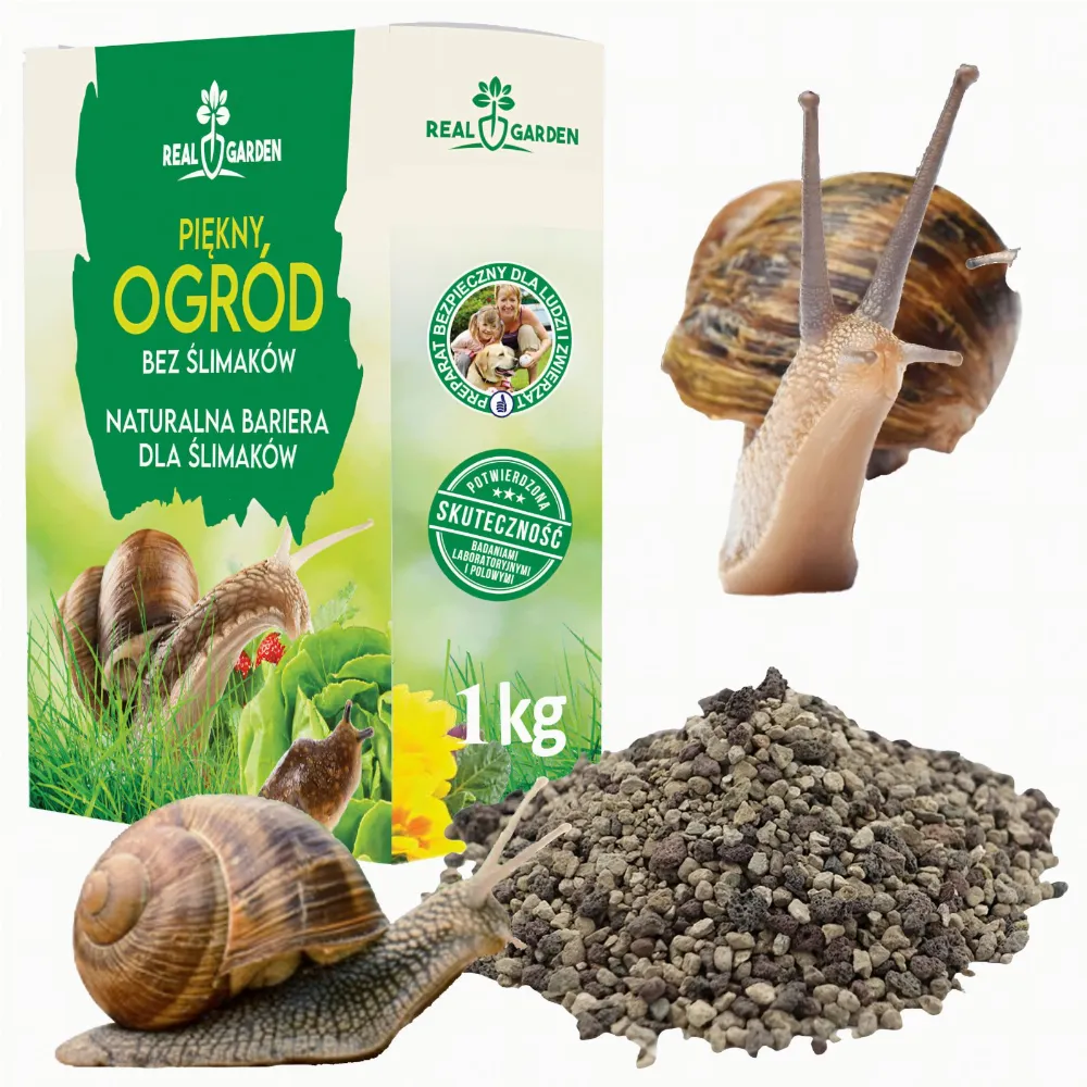 Środek Preparat Odstraszacz na Ślimaki Przeciwko Ślimakom 1 kg